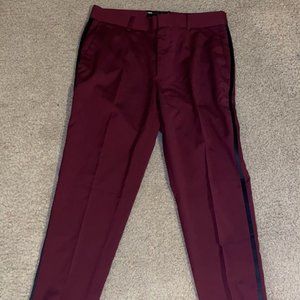 Burgundy ASOS Dress Pants, Size 31", 32"